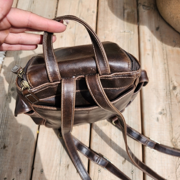 Brown Boho Cottagecore Backpack - Picture 7 of 10